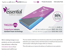 Tablet Screenshot of essential-healthcare.com